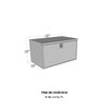 80-HUB1818 Brute HD Under Body Tool Box - image 2