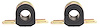 JBU1221 Stabilizer Bar Bushing Fits Select Ford Models, Position: Left/Driver or Right/Passenger, Front To Frame - image 1
