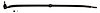 JTE1273 Tie Rod End Fits Select Mopar Models, Left Inner - image 1