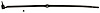 JTE1524 Tie Rod End Fits Select Dodge Models, Left Inner - image 1