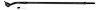 JTE1530 Tie Rod End Fits Select Ford Models, Right Inner - image 1