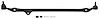 JTY212 Center Link Fits Select Toyota Models, Position: Left/Driver or Right/Passenger, Front - image 1