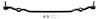 JTY219 Center Link Fits Select Mopar Models, Position: Left/Driver or Right/Passenger, Front - image 1