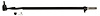 JTY230 Drag Link Fits Select Ford Models, Inner - image 1
