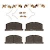TXC0242 Ultra-Series Disc Brake Pad Set for Select Multiple Makes/Models Models, Position: Front - image 1