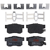 TXC0365 Ultra-Series Disc Brake Pad Set for 1990 Acura Legend, Position: Rear - image 1