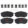 TXC0433 Ultra-Series Disc Brake Pad Set for Toyota Cressida 1992-1990, Pickup 1991-1989, Tacoma 2004-1995, Position: Front - image 1