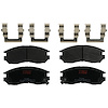 TXC0484 Ultra-Series Disc Brake Pad Set for Select Mopar Models, Position: Front - image 1