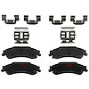 TXC0729 Ultra-Series Disc Brake Pad Set for Select GM Models, Position: Rear - image 1
