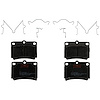 TXC0733 Ultra-Series Disc Brake Pad Set for Mitsubishi Montero Sport 2004-1997, Position: Rear - image 1