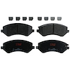 TXC0856 Ultra-Series Disc Brake Pad Set for Select Mopar Models, Position: Front - image 1
