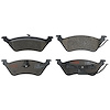 TXC0858 Ultra-Series Disc Brake Pad Set for Select Mopar Models, Position: Rear - image 1