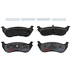 TXC0881 Ultra-Series Disc Brake Pad Set for Ford Explorer 2004-2002, Mercury Mountaineer 2004-2002, Position: Rear - image 1