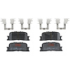 TXC0885 Ultra-Series Disc Brake Pad Set for Toyota HighLander 2003-2001, Position: Rear - image 1