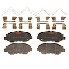 TXC0914 Ultra-Series Disc Brake Pad Set for Select Acura/Honda Models, Position: Front - image 1