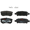 TXC1037 Ultra-Series Disc Brake Pad Set for Select Mopar Models, Position: Rear - image 1