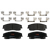 TXC1056 Ultra-Series Disc Brake Pad Set for Select Mopar Models, Position: Front - image 1