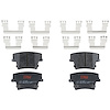TXC1057 Ultra-Series Disc Brake Pad Set for Select Mopar Models, Position: Rear - image 1