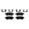 TXC1101 Ultra-Series Disc Brake Pad Set for Nissan Pathfinder 2012-2005, Xterra 2007-2006, Position: Rear - image 1