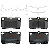 TXC1113 Ultra-Series Disc Brake Pad Set for Select Lexus/Toyota/Scion Models, Position: Rear - image 1