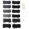 TXC1119 Ultra-Series Disc Brake Pad Set for Hummer H3 2010-2006, H3T 2010-2009, Position: Front - image 1