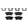 TXC1259 Ultra-Series Disc Brake Pad Set for Ford Edge/Lincoln MKX 2010-07, Mazda CX-7 2012-2007, CX-9 2015-2007, Position: Rear - image 1