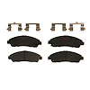 TXC1280 Ultra-Series Disc Brake Pad Set for 2009 Honda Truck Pilot 4WD, Position: Front - image 1