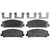 TXC1286 Ultra-Series Disc Brake Pad Set for Infiniti QX56 2010-2006, Nissan Armada 2011-2007, Titan 2010-2008, Position: Front - image 1