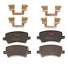 TXC1307 Ultra-Series Disc Brake Pad Set for Select Volvo Models, Position: Rear - image 1