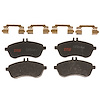 TXC1340 Ultra-Series Disc Brake Pad Set for Mercedes-Benz C250 2015-2010, C300 2012-2008, SLK250 2015-2012, Position: Front - image 1