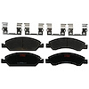TXC1363 Ultra-Series Disc Brake Pad Set for Select GM Models, Position: Front - image 1