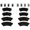 TXC1391 Ultra-Series Disc Brake Pad Set for Select Lexus/Toyota/Scion Models, Position: Rear - image 1