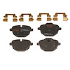 TXC1473 Ultra-Series Disc Brake Pad Set for Select BMW Models, Position: Rear - image 1