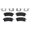 TXC1510 Ultra-Series Disc Brake Pad Set for Infiniti QX56 2013-2011, QX80 2016-2014, Position: Rear - image 1