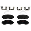 TXC1521 Ultra-Series Disc Brake Pad Set for Select Acura/Honda Models, Position: Front - image 1