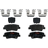 TXC1544 Ultra-Series Disc Brake Pad Set for Select Hyundai/Kia Models, Position: Rear - image 1