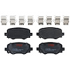 TXC1734 Ultra-Series Disc Brake Pad Set for Chrysler 200 2016-2015, Jeep Cherokee 2015-2014, Renegade 2015, Position: Rear - image 1