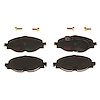 TXC1760 Ultra-Series Disc Brake Pad Set for Select Audi/Volkswagen Models, Position: Front - image 1
