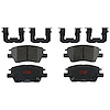 TXC1844 Ultra-Series Disc Brake Pad Set for 2016 Chevrolet Volt, Position: Front - image 1