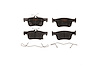 TXC2102 Ultra-Series Disc Brake Pad Set for 2018-2019 Honda Accord , Position: Rear - image 1