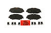 TXC2176 Ultra-Series Disc Brake Pad Set for 2019-2022 Toyota Corolla , Position: Front