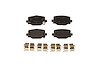 TXC2191 Ultra-Series Disc Brake Pad Set for 2019-2020 Infiniti QX50 , Position: Rear - image 1