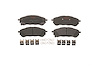 TXC2208 Ultra-Series Disc Brake Pad Set for 2019-2023 Ford Ranger , Position: Rear - image 1
