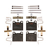 TXH0541 Ultra-Series Disc Brake Pad Set for Select Volvo Models, Position: Rear - image 1