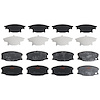 TXH0734 Ultra-Series Disc Brake Pad Set for Mitsubishi Fuso FE639 04-96, FE640 04-01, FE649 04-96, Position: Front - image 1