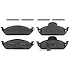 TXH0760ES Ultra-Series Disc Brake Pad Set for Mercedes-Benz ML320 2003-1998, ML350 2005-2003, ML430 1999, Position: Front - image 1