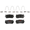 TXH0775 Ultra-Series Disc Brake Pad Set for Kia Sephia 2001-1998, Spectra 2004-2000, Position: Rear - image 1