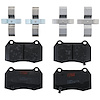TXH0960 Ultra-Series Disc Brake Pad Set for Infiniti G35 2004-2003, Nissan 350Z 2009-2003, Sentra 2006-2004, Position: Front - image 1