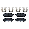 TXH1004 Ultra-Series Disc Brake Pad Set for Saab 9-2X 2006-2005, Subaru Forester 2008-2004, Impreza 2007-2004, Position: Rear - image 1