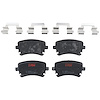 TXH1018 Ultra-Series Disc Brake Pad Set for Audi A6 07-06, A6 Quattro 07-05, S6 07, Position: Rear - image 1